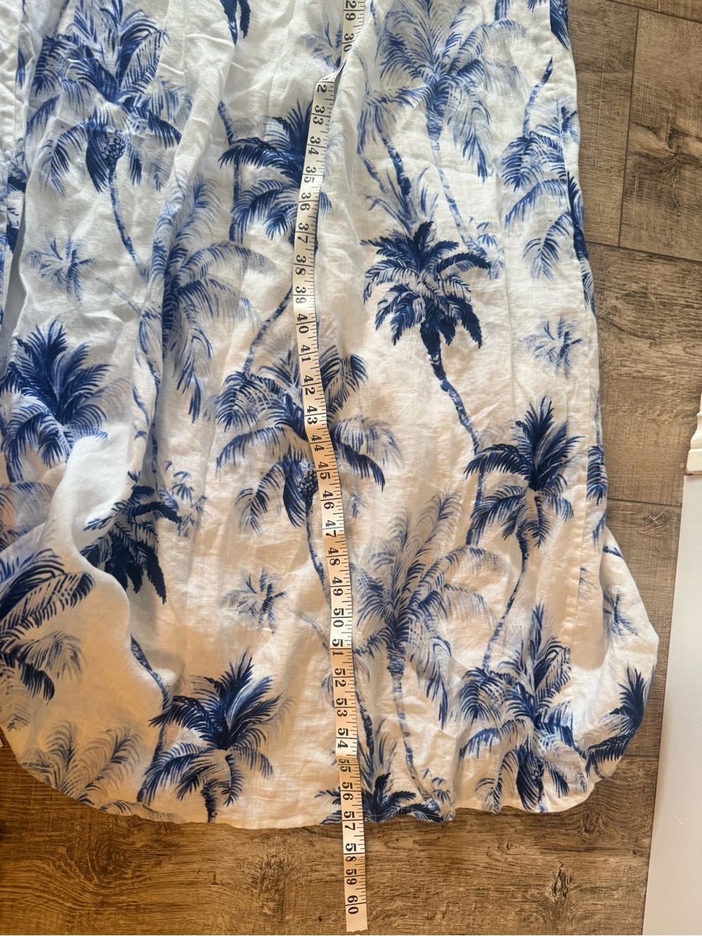 Tommy Bahama Art of Palms 100% Linen Maxi Dress Size Medium - Picture 5 of 7